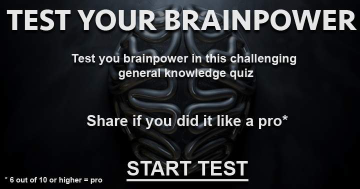 Banner for Challenge your intellect with this tough general knowledge quiz.