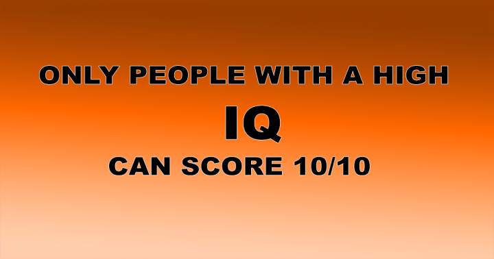 Banner for Do you possess a high IQ?