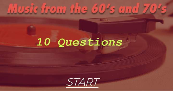 Banner for Pre 70's music quiz, can you answer them all correctly? 