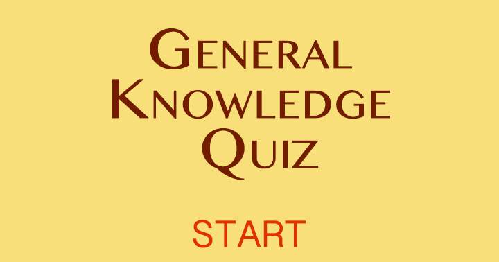 Banner for General Knowledge Quiz