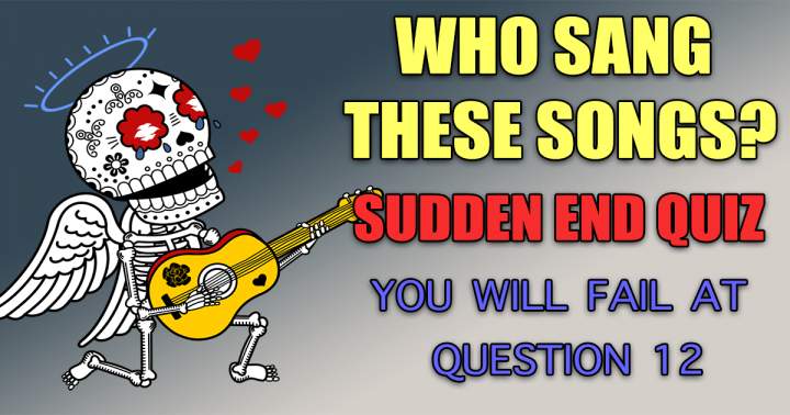 Banner for Who Sang Sudden End Quiz