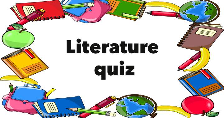 Banner for Literature Quiz