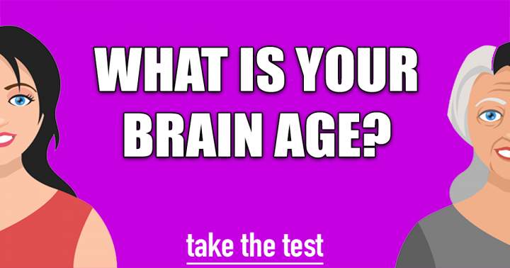 Banner for 10 Questions To Test The Age Of Your Brain