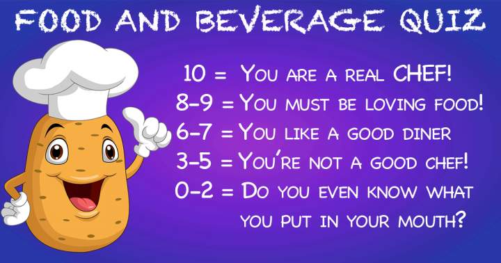 Banner for Food & Beverages Quiz