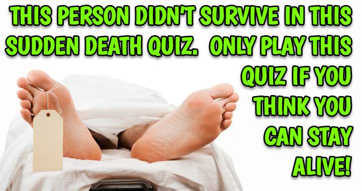 Banner for Sudden Death Quiz