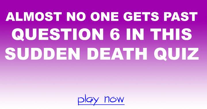 Banner for Sudden Death Quiz