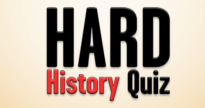 Banner for HARD History Quiz