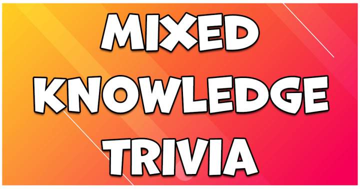 Banner for Mixed Knowledge Trivia