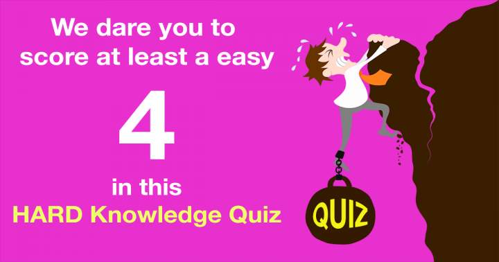 Banner for HARD Knowledge Quiz