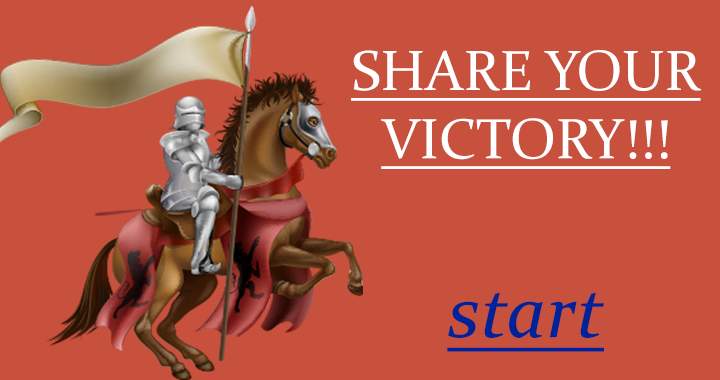 Share your victory!