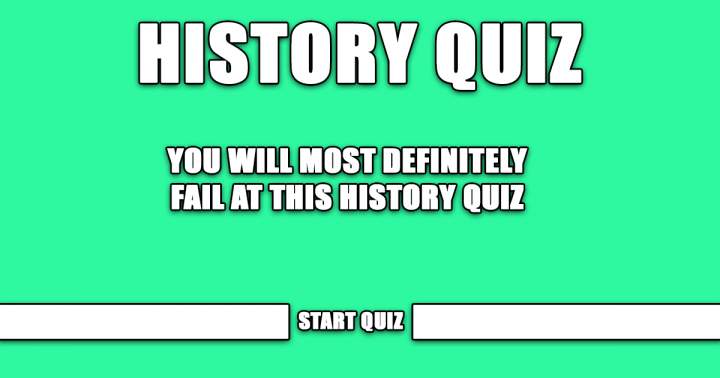 History Quiz