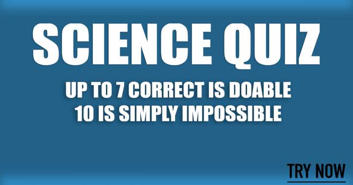 Banner for Difficult Quiz About Science