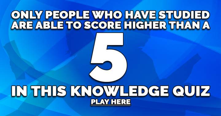 Play This Knowledge Quiz Now