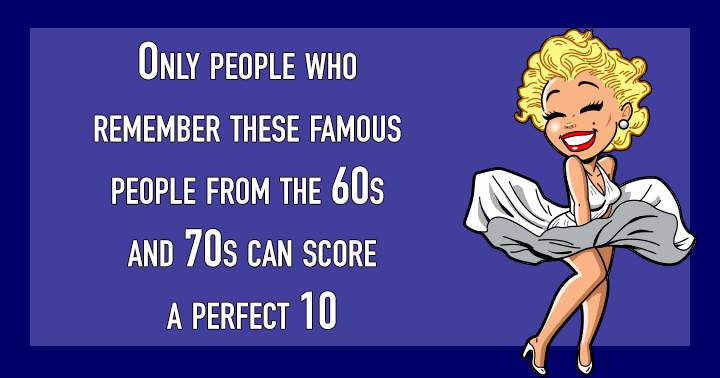 Quiz about celebrities people from the 60s and 70s!