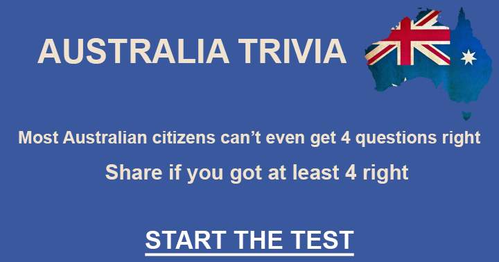 Fun quiz about Australia