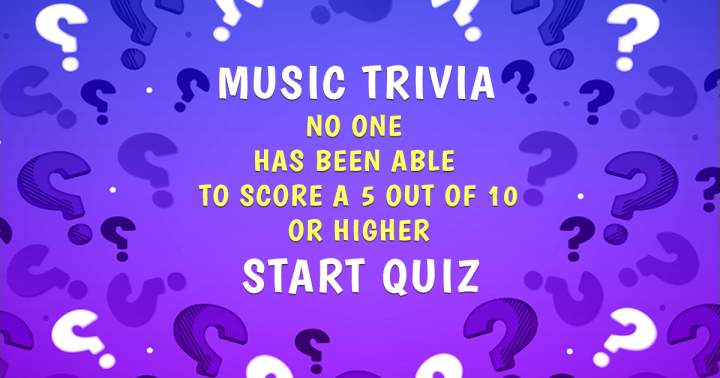 Challenging Music Trivia