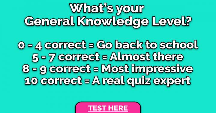 General Knowledge Test