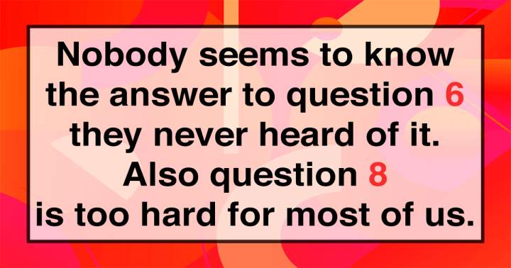 General Knowledge Quiz