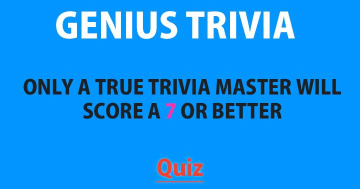 Are you a true trivia master?