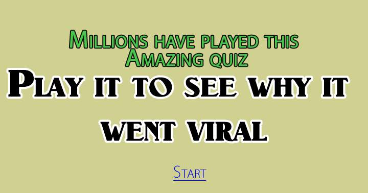 Play this viral quiz