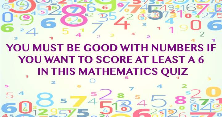 How good are you with numbers?