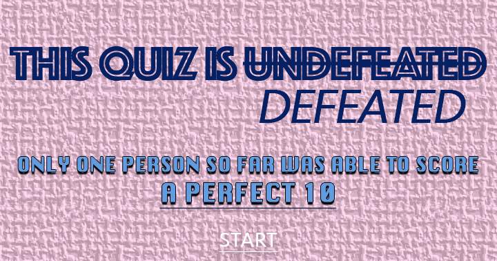 Can you defeat this quiz too?