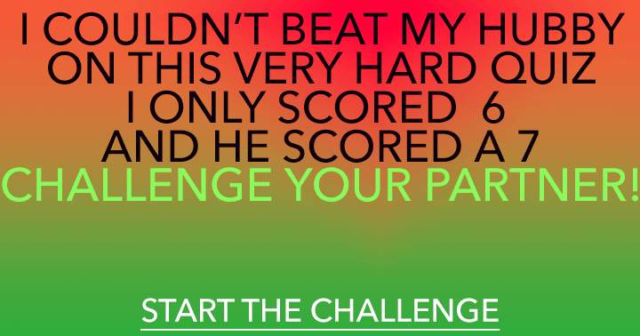 Challenge your partner!