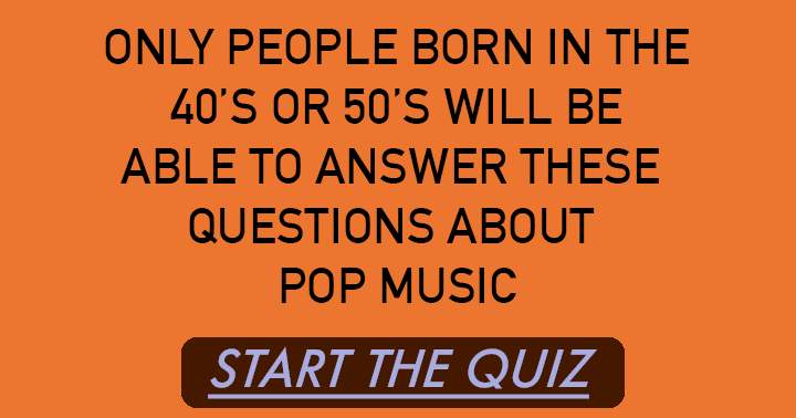 Can you ace this pop quiz?